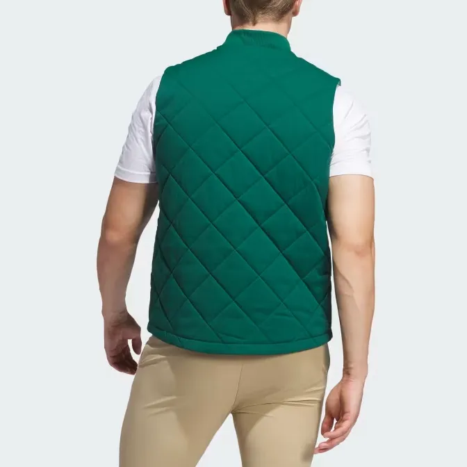 Adidas GO TO QUILITED DWR Vest Men's Preppy Green-3