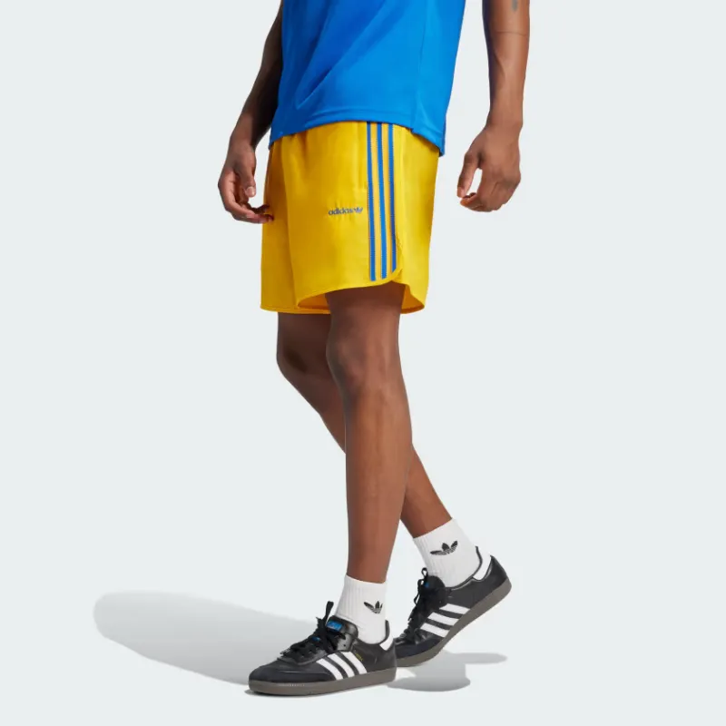 Adidas FOOTBALL SHORTS Soccer Bottom Men's Crew Member Yellow-2