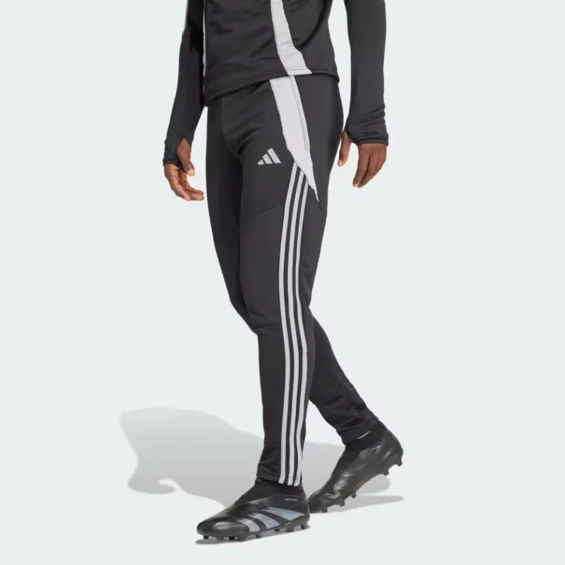 Adidas TIRO 24 WINTERIZED PANTS Knitted Sweatpants Men's Black/Light Agate-3