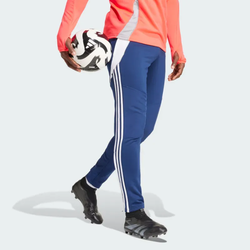 Adidas Knitted Sweatpants Men's Marine Blue-3