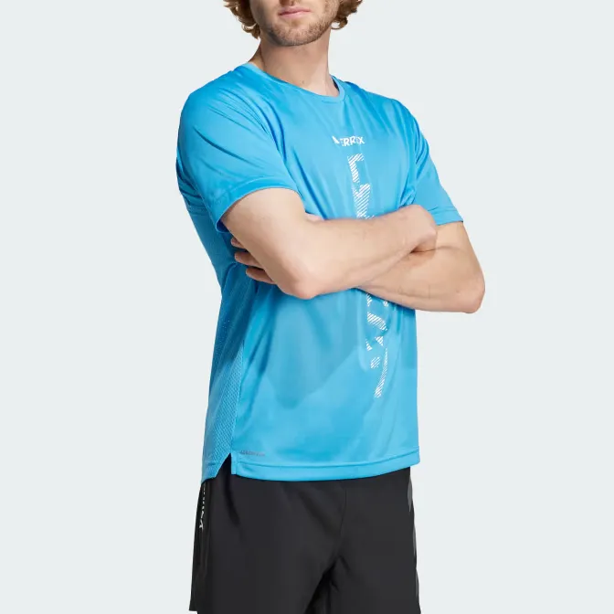 Adidas Terrex Agravic T-Shirt Men's Pulse Blue-3