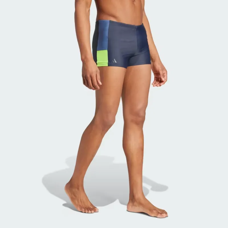 Adidas Swimming Shorts Men's Legend Ink/Used Ink/Bright Lemon-3
