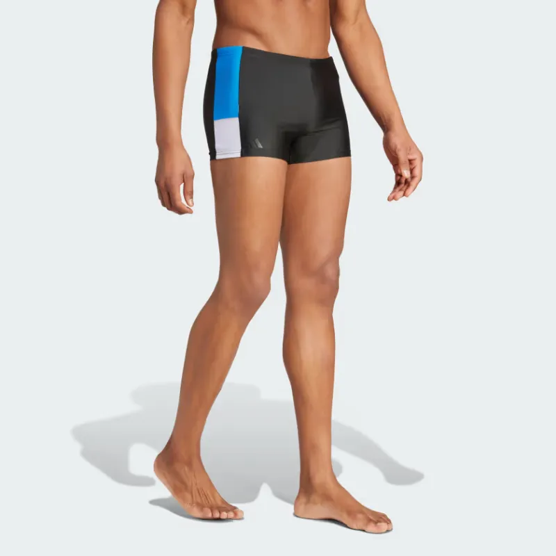 Adidas Swimming Shorts Men's 1 Pack Black / Bright Royal Blue / White-3