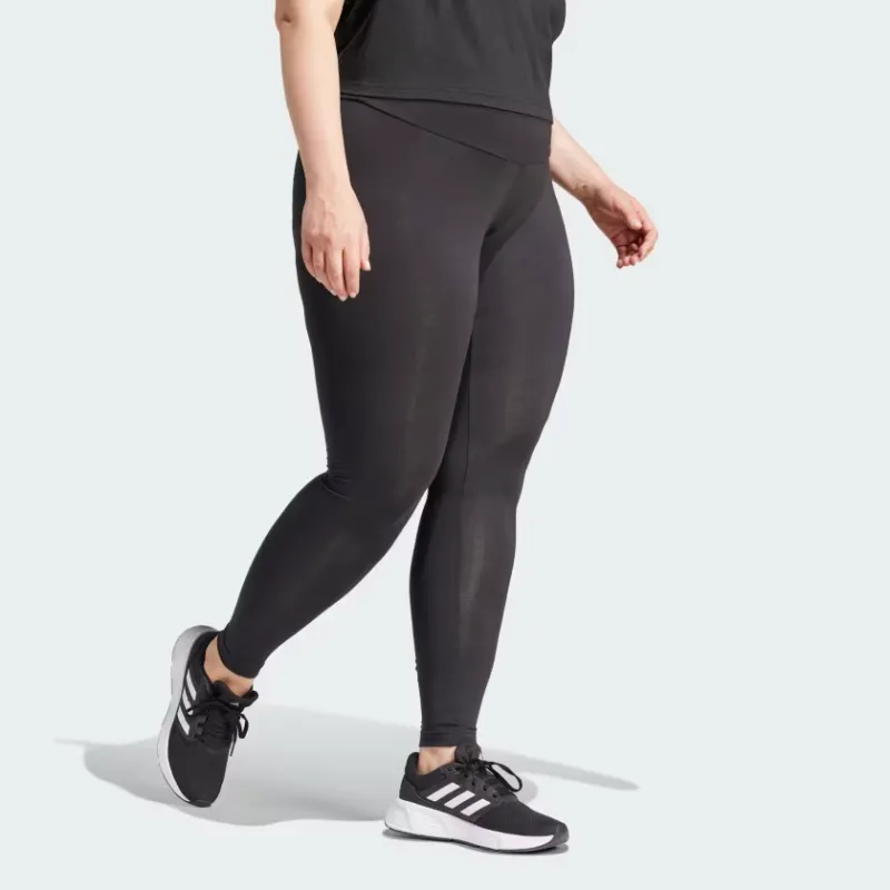 Adidas Free Shipping With AdiClub Essentials High-Waisted Logo Leggings Plus Size-3