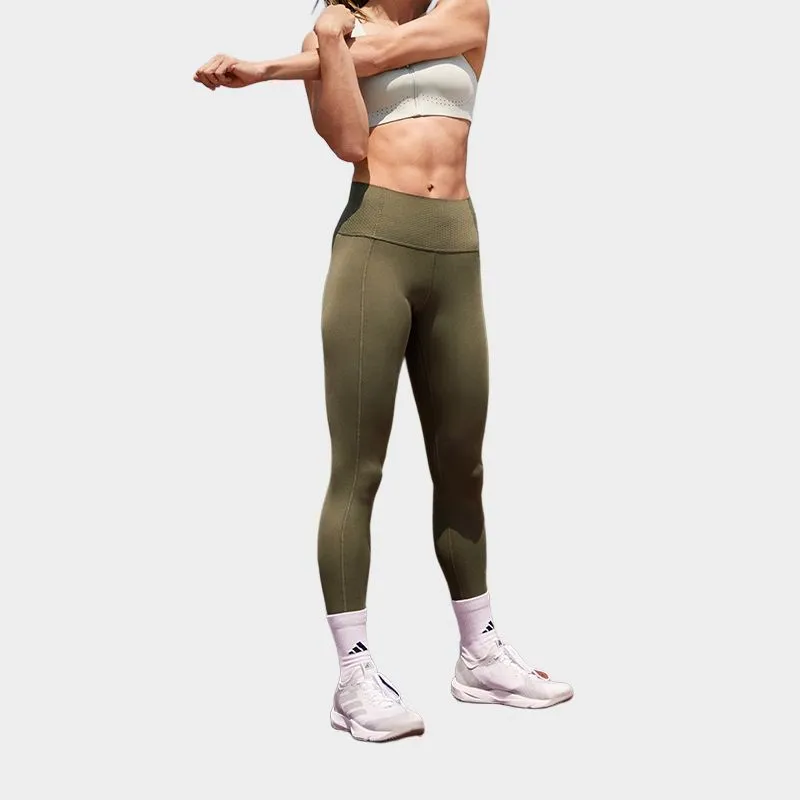 Adidas OPME POWER Athletic Trousers Women's Strata Olive Green-3