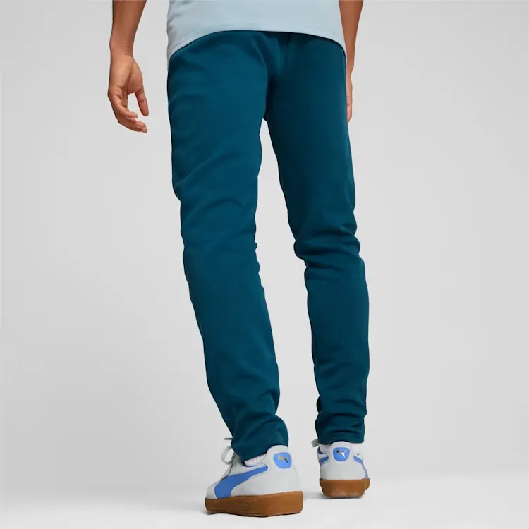 PUMA Culture Maker Crew Olympique De Marseille Casuals Casual Pants Men's Blue-3