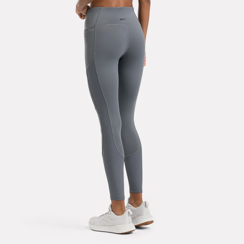 Reebok LUX Leggings Women's Cool Gray-2