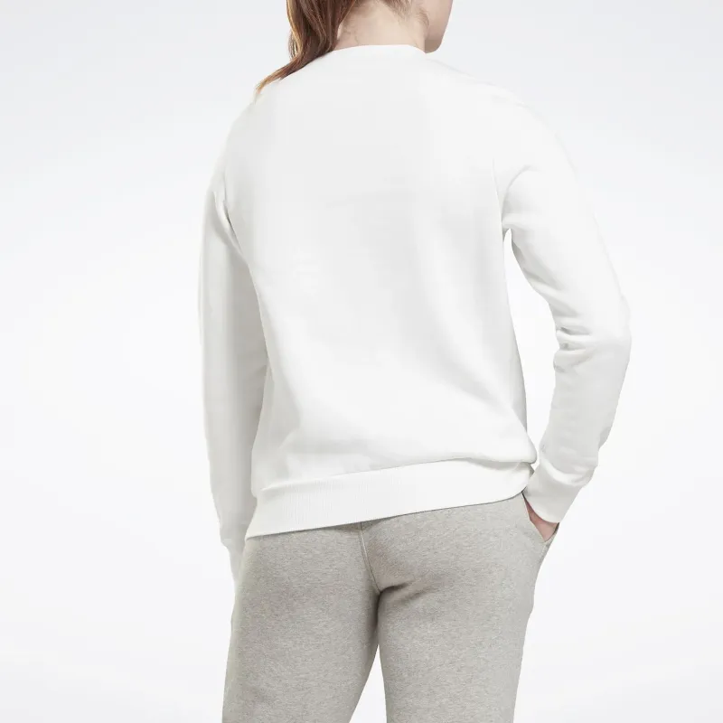 Reebok Identity Big Logo Fleece Sweatshirt Sweatshirt Women's White-2