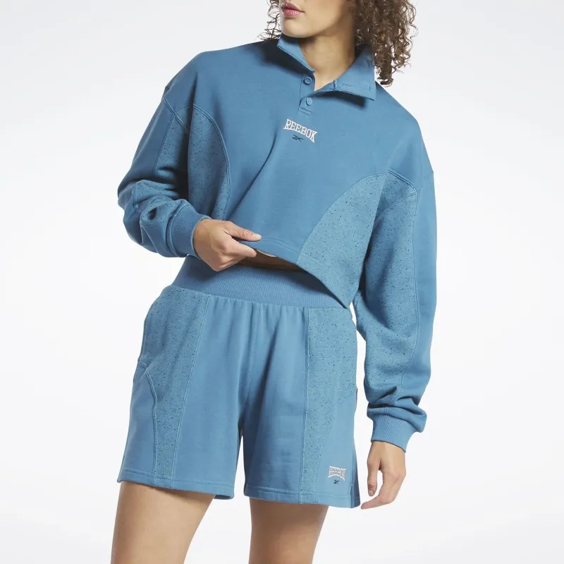Reebok Classics Sweatshirt Women's Steel Iron Blue-1
