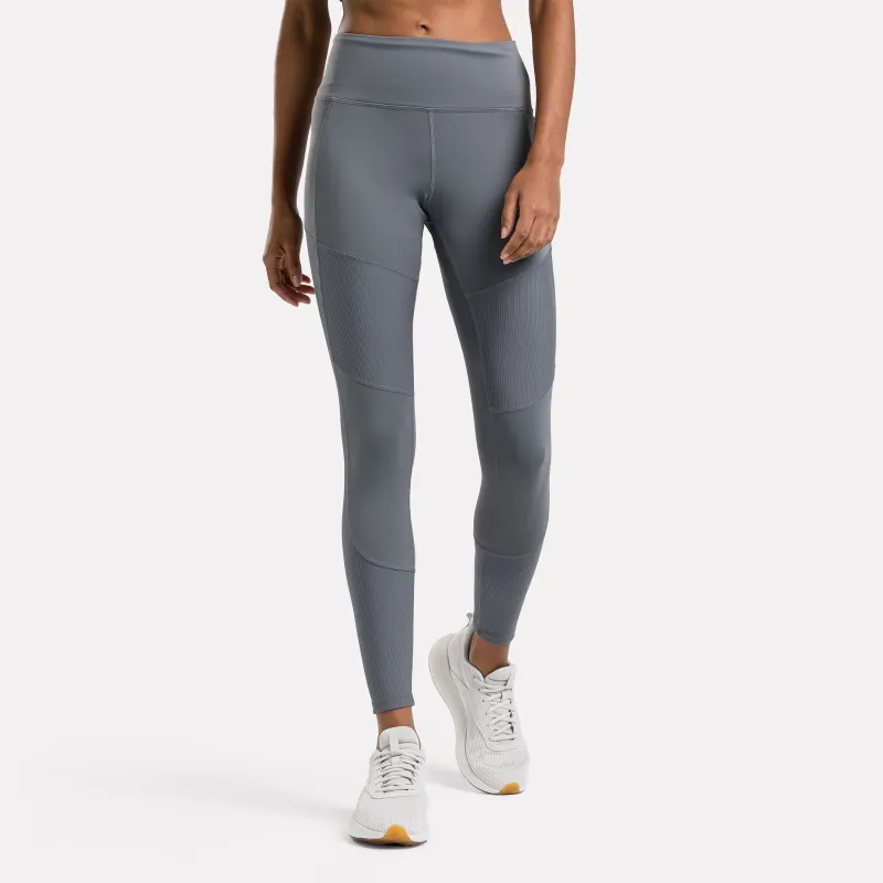 Reebok LUX Leggings Women's Cool Gray-1
