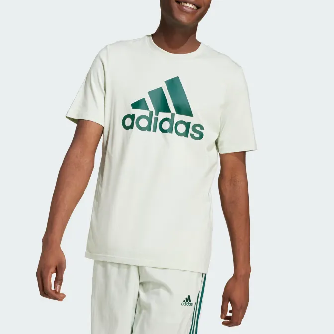 Adidas Essentials Single Jersey Big Logo T Shirt-1