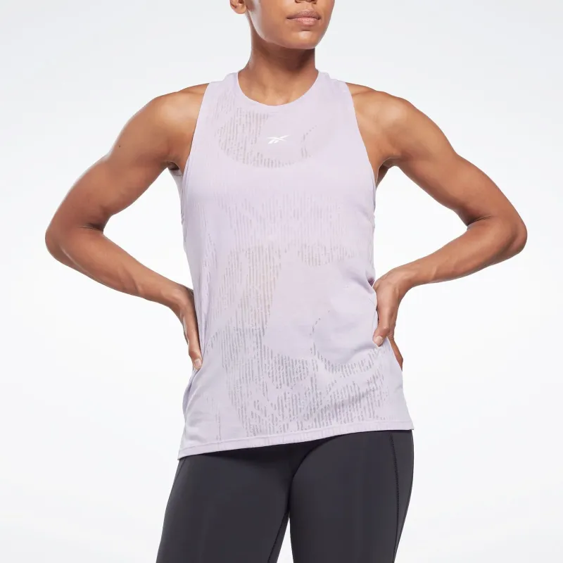 Reebok Burnout Tank Top Sport Vests Women's Purple Green Oasis-1