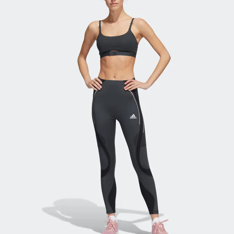 Adidas AEROIMPACT LIGHT SUPPORT BRA Sports Underwear Women's Carbon Black-5