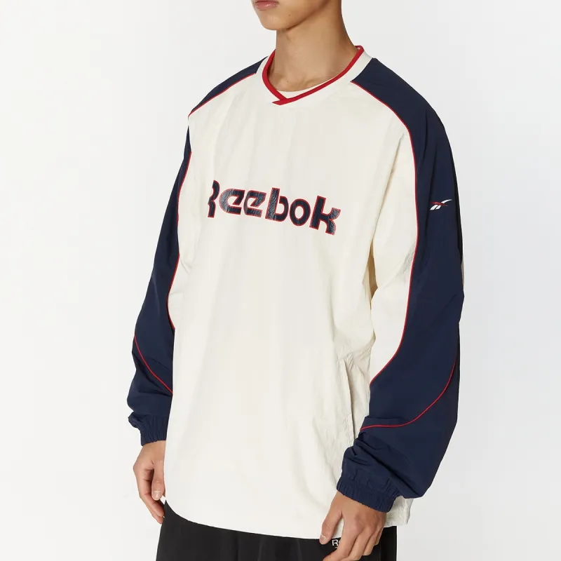 Reebok T-Shirt Men's White/Navy Blue-4
