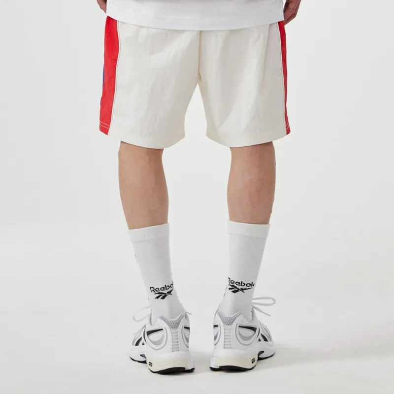 Reebok DOUBLE VECTOR Casual Shorts Men's White-4