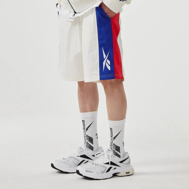 Reebok DOUBLE VECTOR Casual Shorts Men's White-3