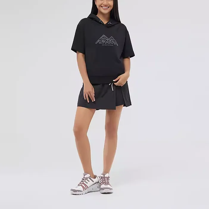 Skechers T Shirt Women's Carbon Black-1