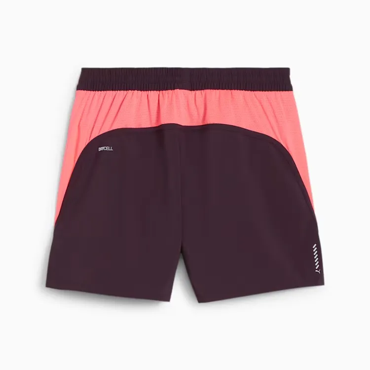 PUMA Velocity Tech Run Casual Shorts Women's Midnight Fuchsia-1