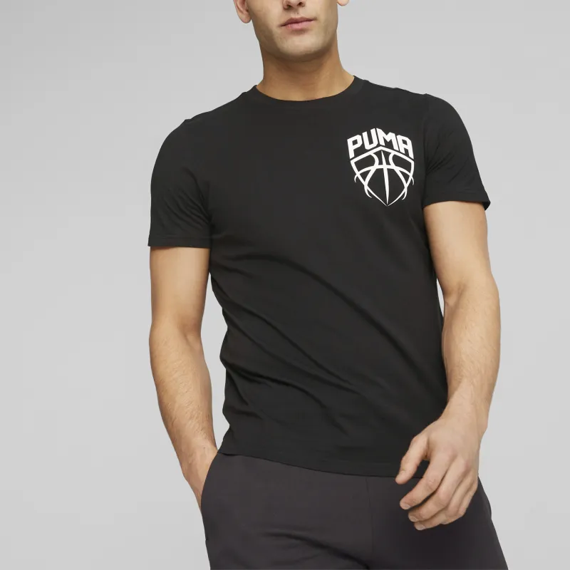 PUMA Basketball Collection Blueprint T-Shirt Men's Black-2