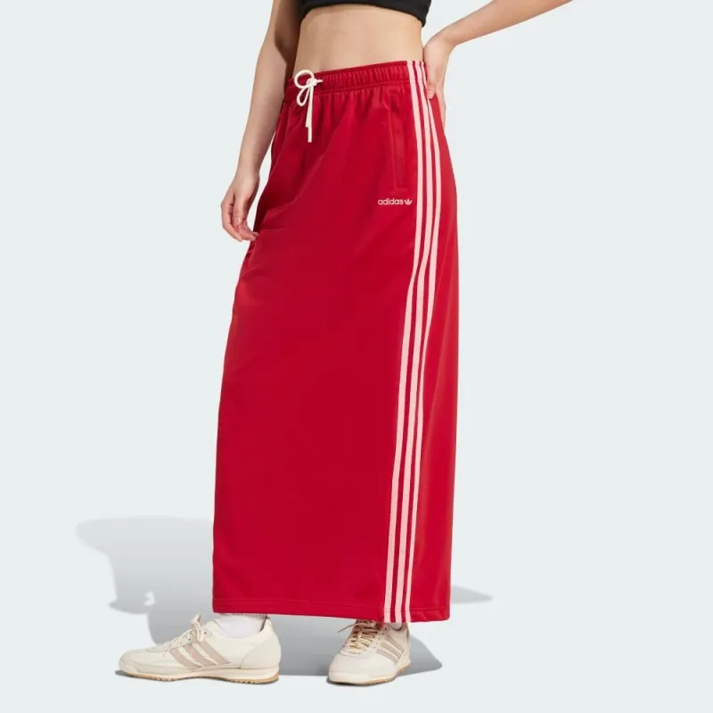 Adidas Originals Casual Long Skirt Women's Red-1