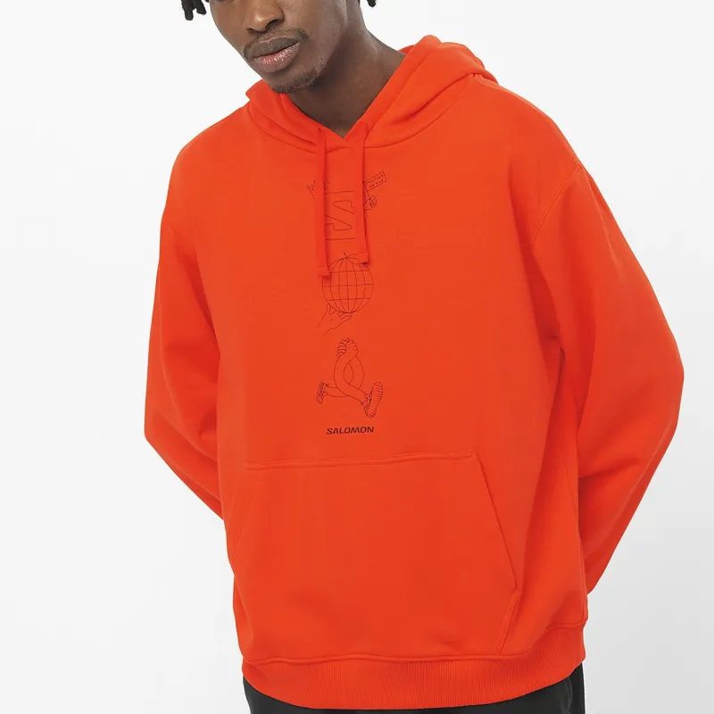 SALOMON WORTHY Sweatshirt Men's Honeydew Melon-2