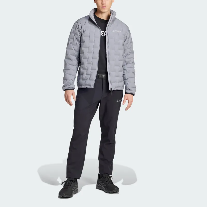 Adidas FW24 Puffer Jacket Men Pure Quality Gray-1