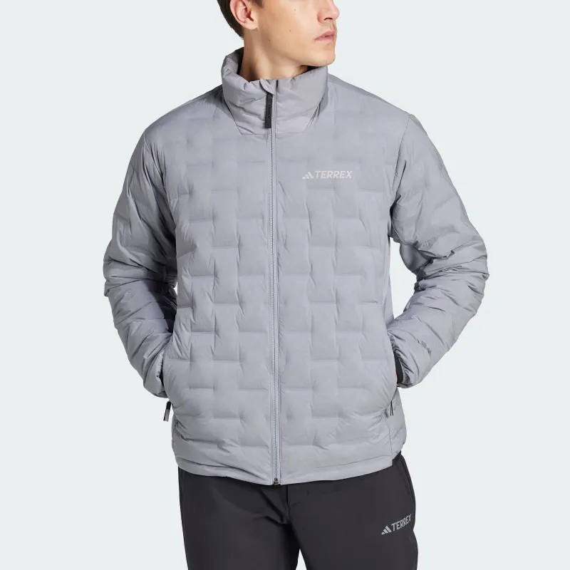 Adidas FW24 Puffer Jacket Men Pure Quality Gray-2