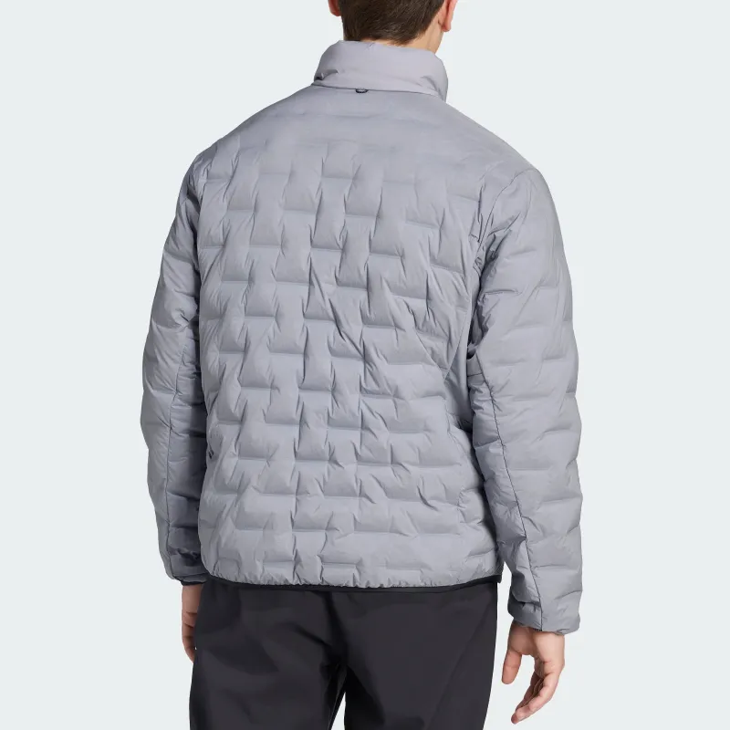 Adidas FW24 Puffer Jacket Men Pure Quality Gray-4