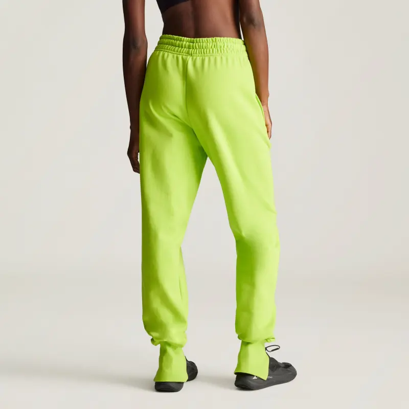 Adidas FW24 Knitted Sports Pants Women's Neon Green-1