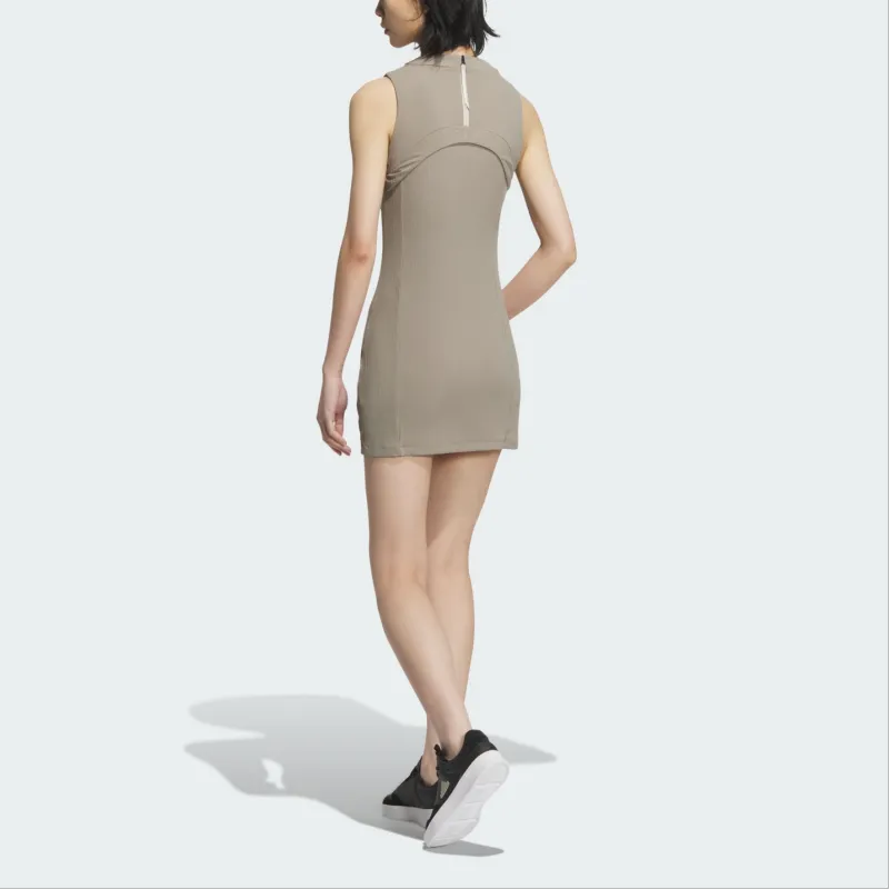 Adidas FW24 Sleeveless Dress Women's Earth Umber-2