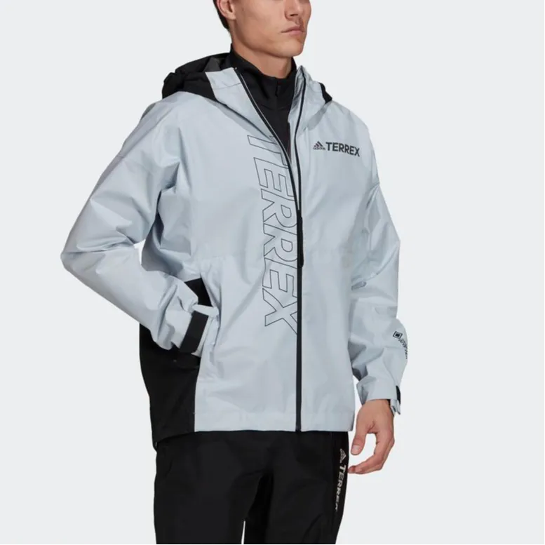Adidas Adidas Terre Gore-Tex Paclite Jackets Coats Men's Gray-3