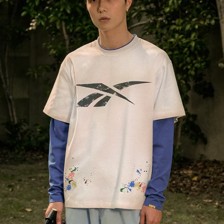 Reebok x Randomevent T Shirt Unisex White-3
