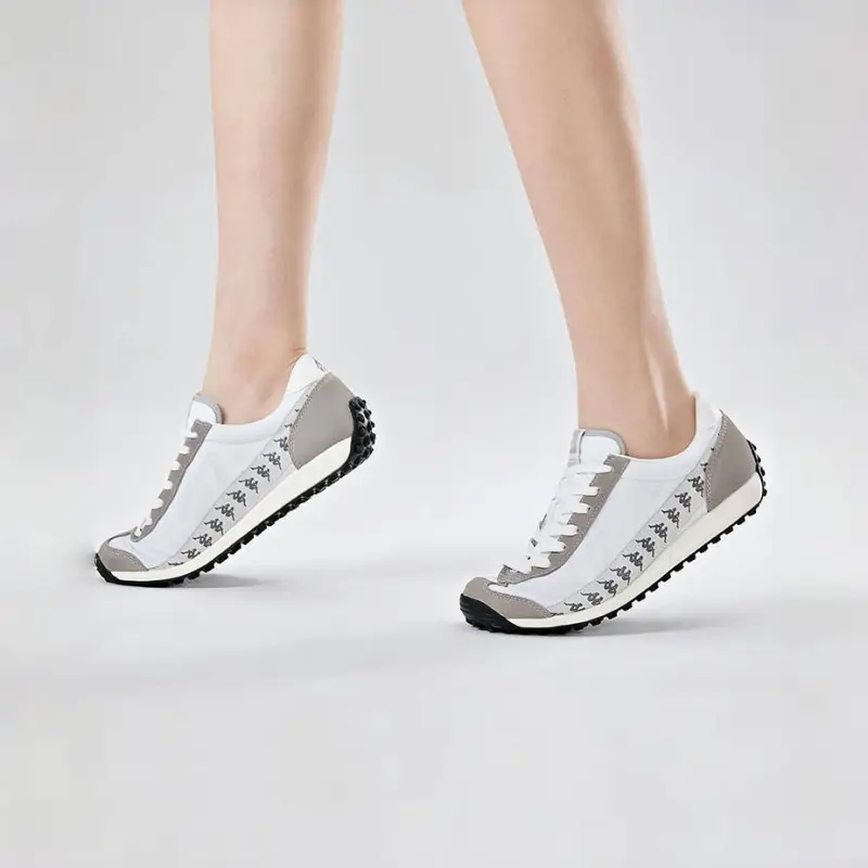 Kappa Slip Resistant Low Top Casual Running Shoes Unisex Glacier Gray Tranquil Gray-7