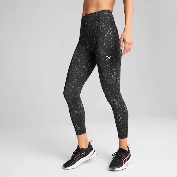 PUMA TRAIN Fave Women's High Waisted 7/8 Training Tights Athletic Trousers Women's Black-2