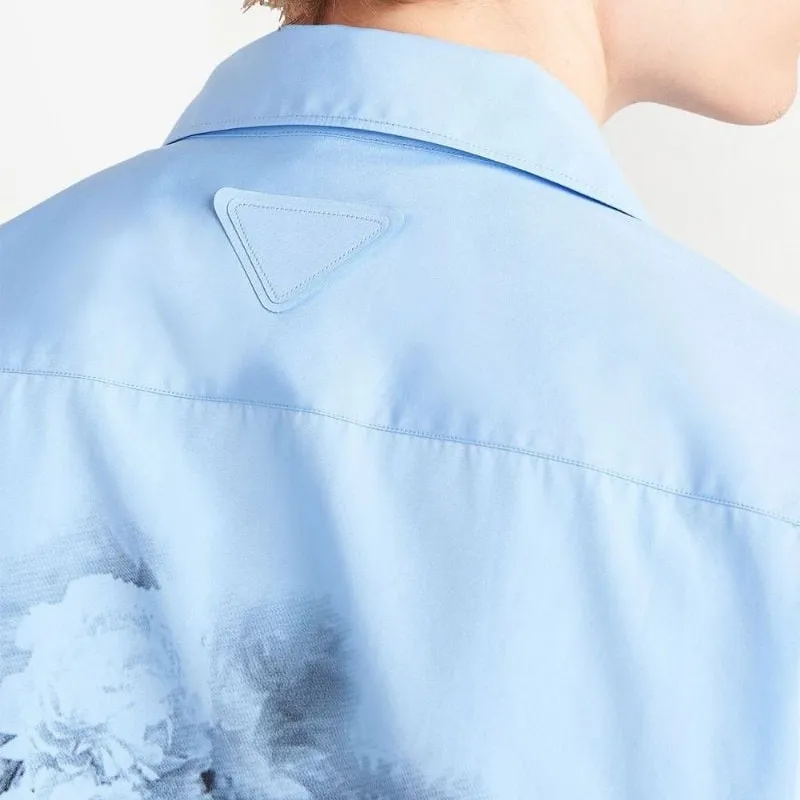PRADA FW22 Shirt Men's Sky Blue-4