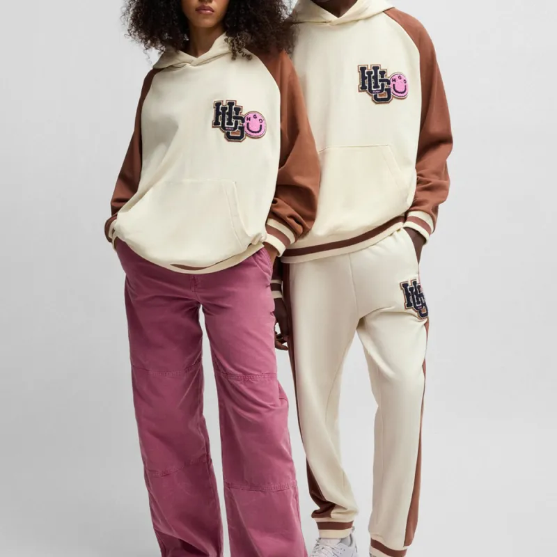 HUGO BOSS Sweatshirt Unisex Beige Brown-5