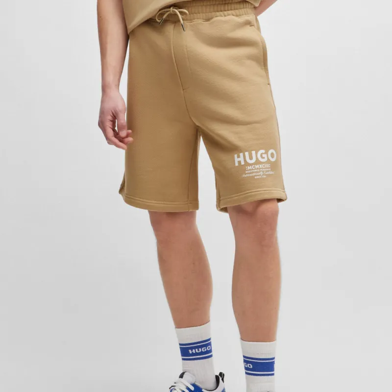 HUGO BOSS Casual Shorts Men's Beige-1