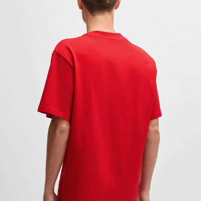 HUGO BOSS T Shirts Men Red-2