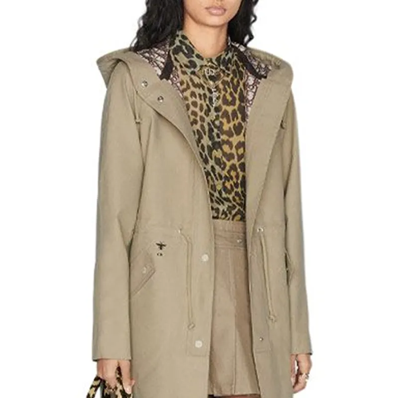 DIOR Shirt Women's Beige Leopard Print-3