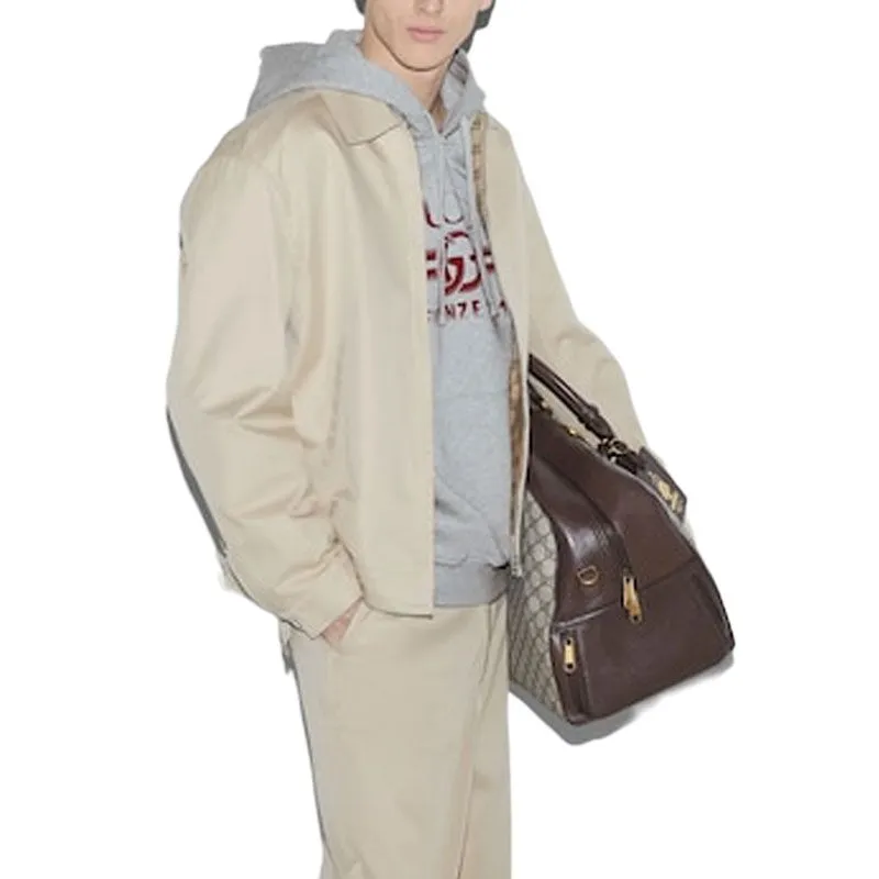 GUCCI Cotton Jersey Hooded Sweatshirt-4
