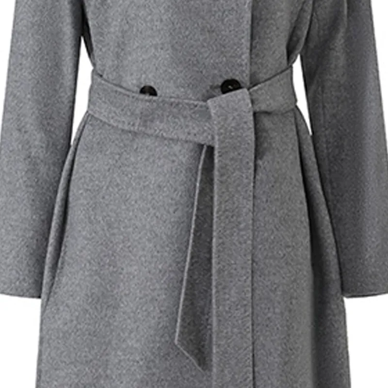 MaxMara Studio Coat Women's Light Mixed Gray-2