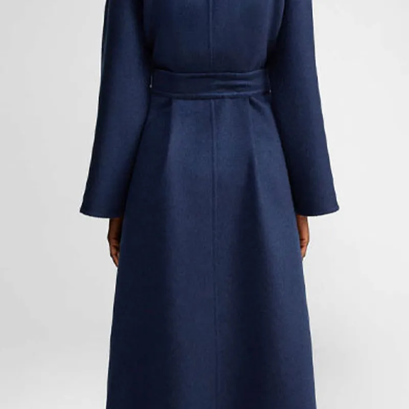 MaxMara Labbro Series Coats Women's Dark Blue-6