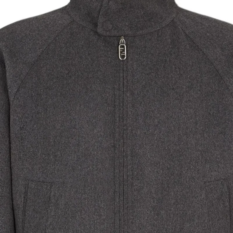 FENDI FW24 Jackets Coats Men's Gray-5