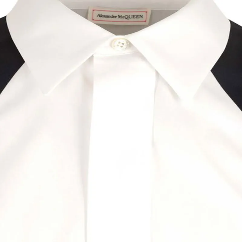 Alexander McQueen Cut Out Harness Buttoned Shirt-7