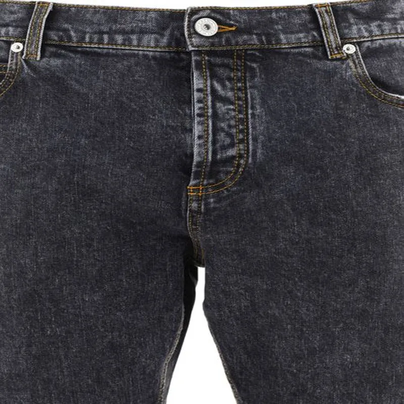 BALMAIN Straight Leg Denim Jeans-7