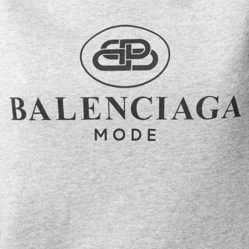 Balenciaga Sweatshirt Loose Fit Women's Gray-6