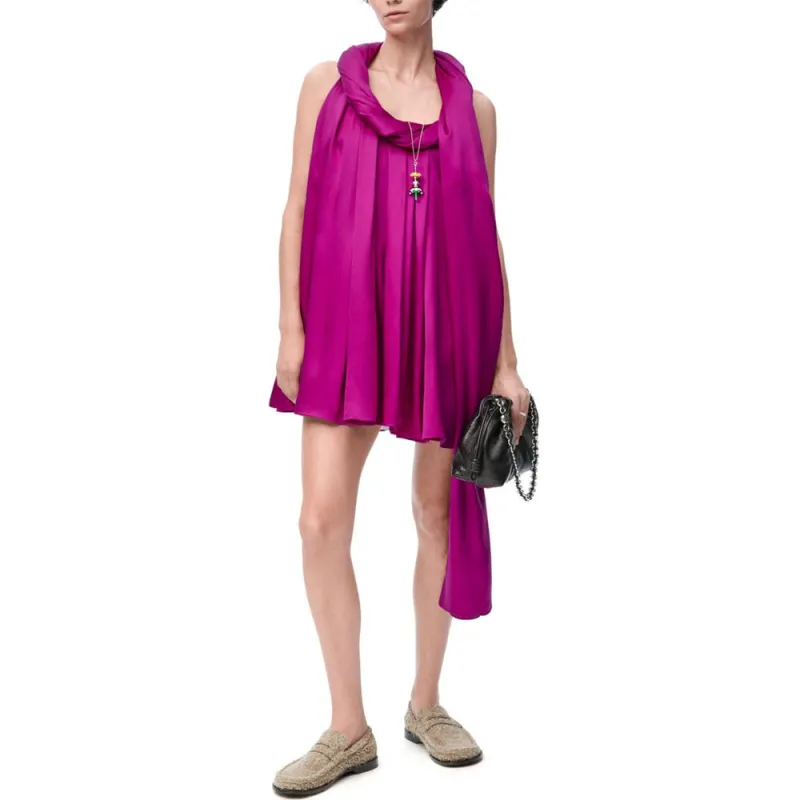 LOEWE SS25 Women's Pre Selection Collection Sleeveless Dress Women's Pink-1