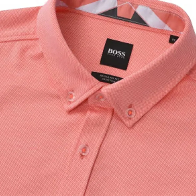 HUGO BOSS Shirt Men's Orange Red-3