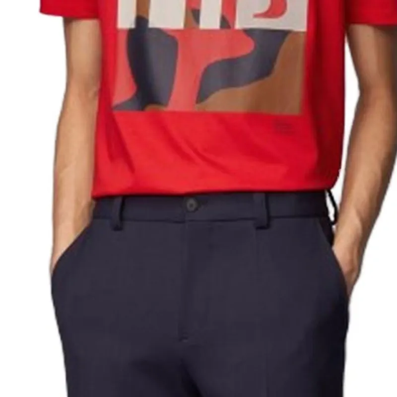 HUGO BOSS T-Shirts Men Red-4