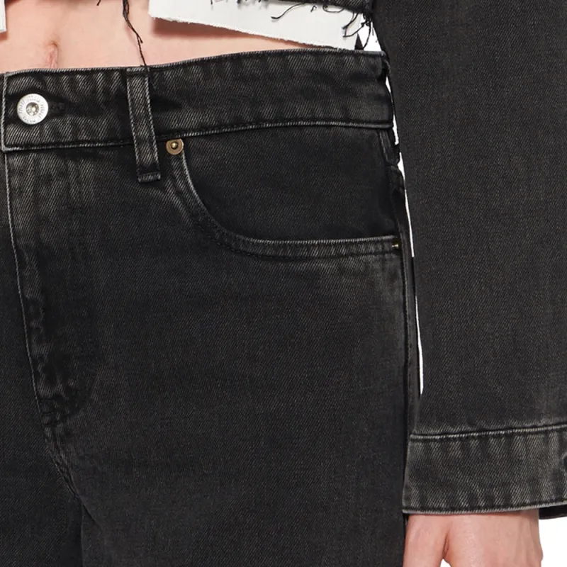 MIU MIU SS23 Jeans Women's Black-3